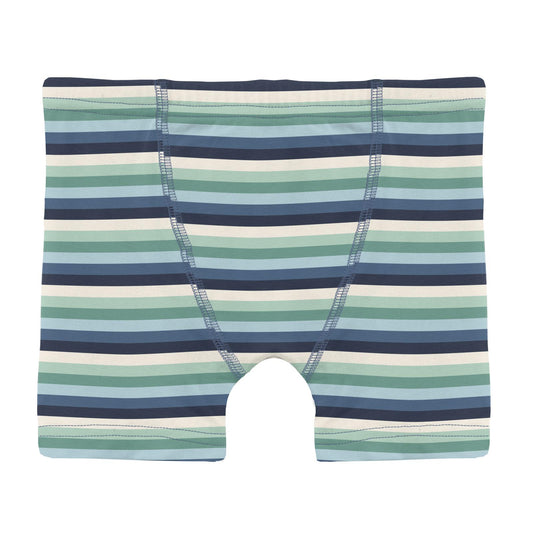 Print Boxer Brief Set of 3 in Dove Bugs, Denim Stripe & Natural Rainy Day Platypus (362357)