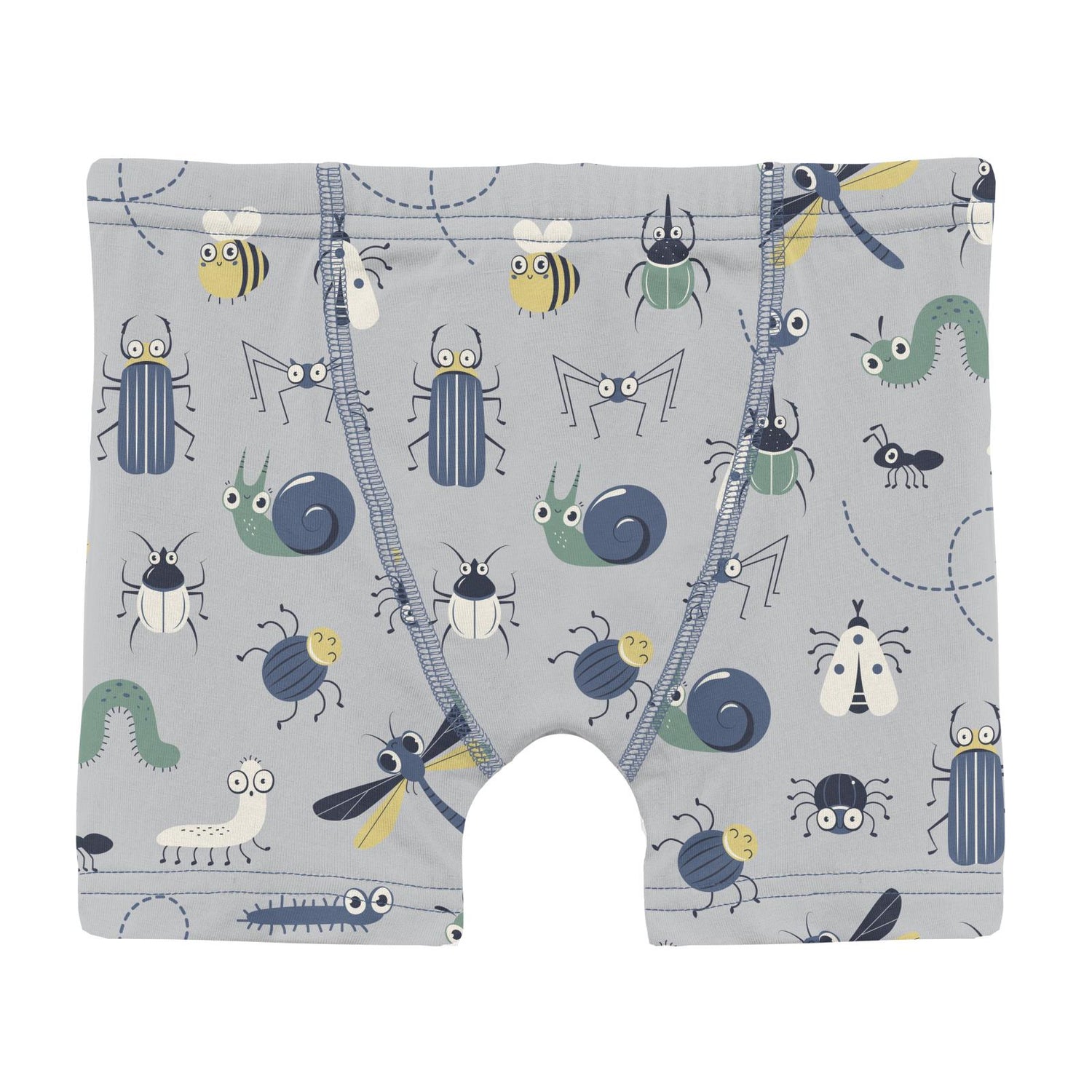 Print Boy's Boxer Brief in Dove Bugs (362512)