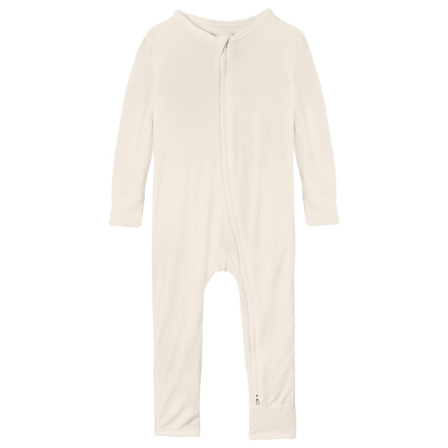 Coverall with 2 Way Zipper in Natural (351204)