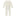 Layette Ruffle Coverall with 2 Way Zipper in Natural (350740)