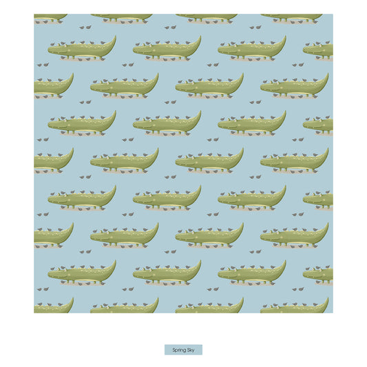 Print Training Pants in Spring Sky Croc & Friends (378507)