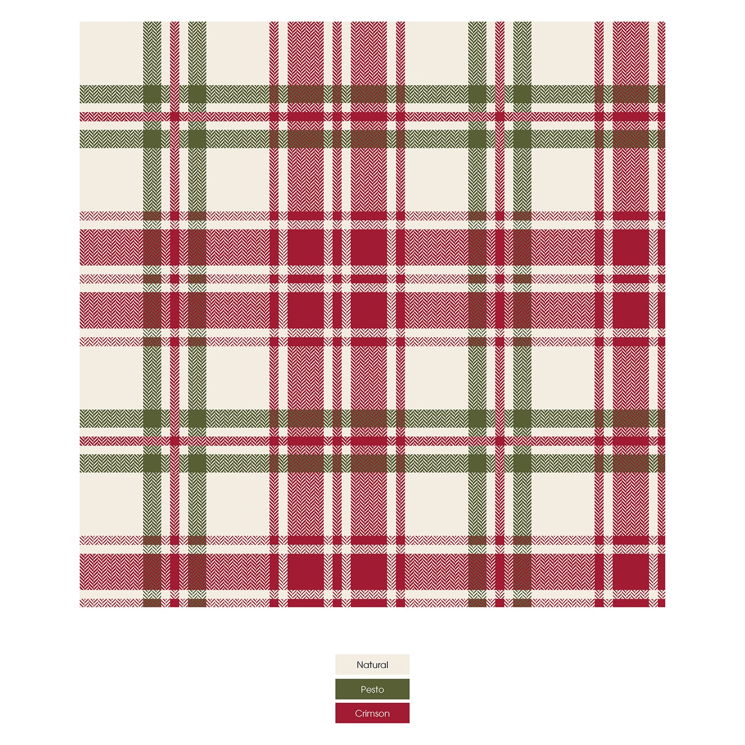 Print Bandana Bib in Fireside Plaid (349151)