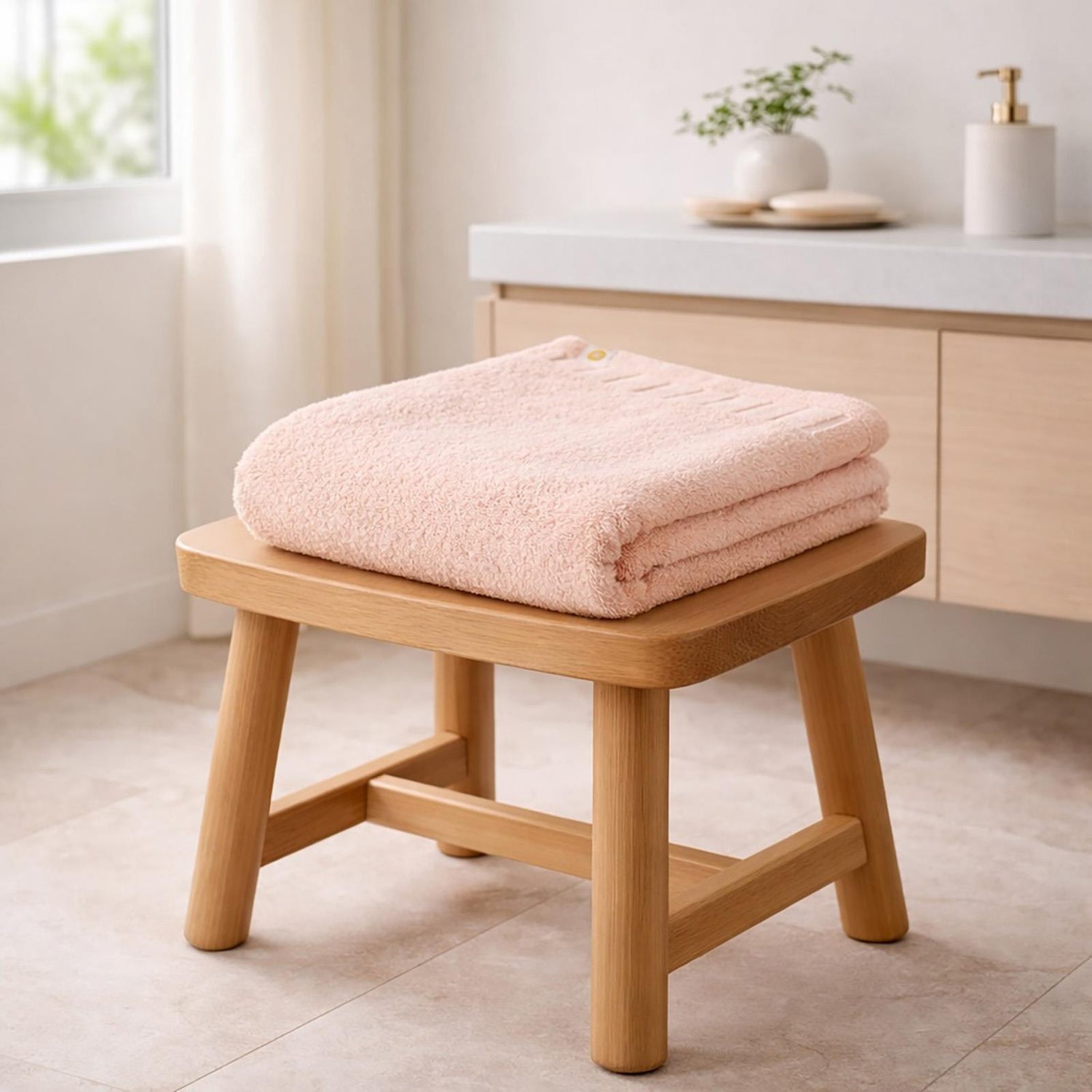 Soft Spun Towel in Petal (375391)