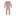 Print Convertible Sleeper with Zipper in Baby Rose Little Red Let's Be Friends (293906)