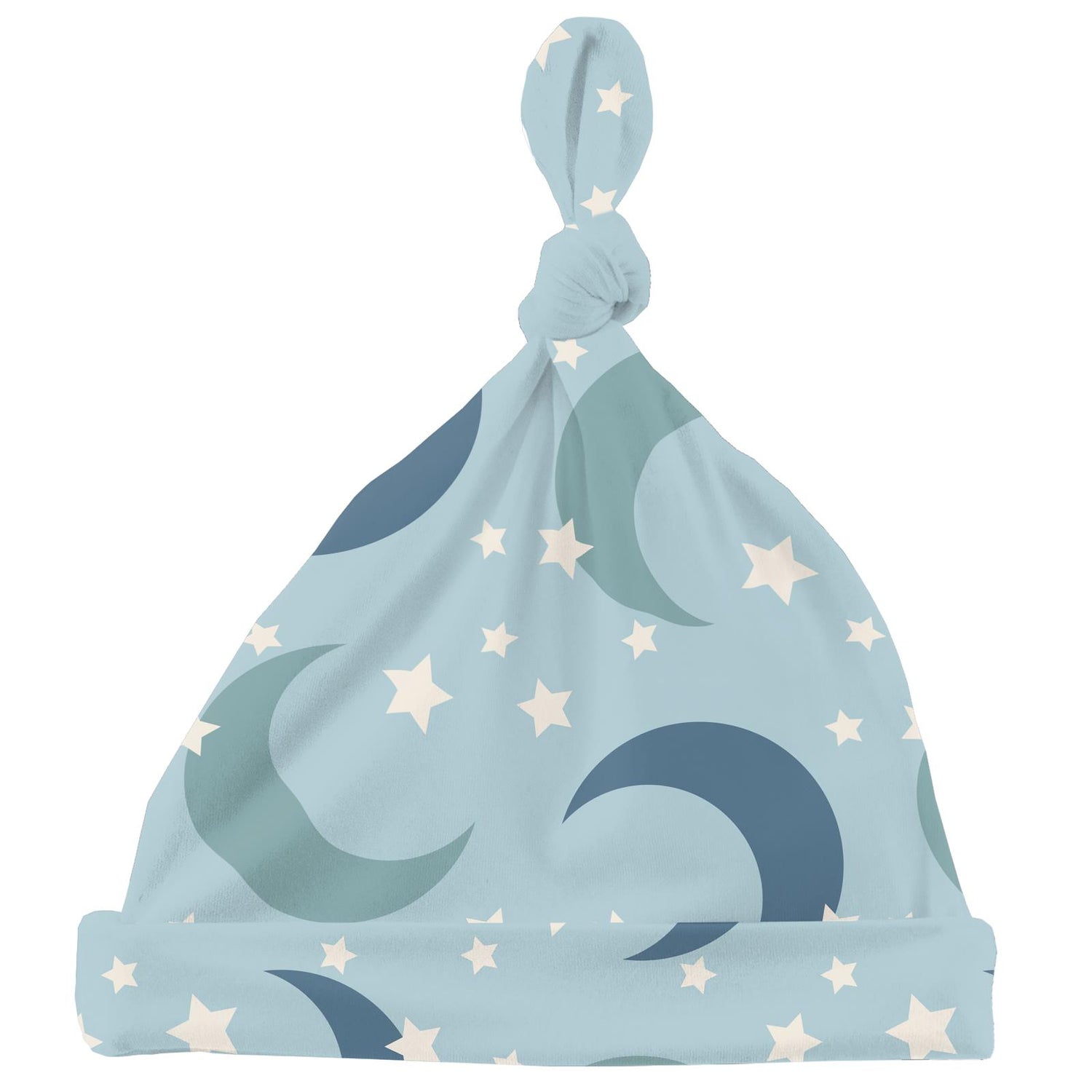 Print Knot Hat in Spring Sky Moon and Stars (325376)