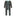 Print Coverall with 2 Way Zipper in Confetti Splatter Paint (250981)