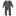 Print Coverall with 2 Way Zipper in Confetti Splatter Paint (251212)