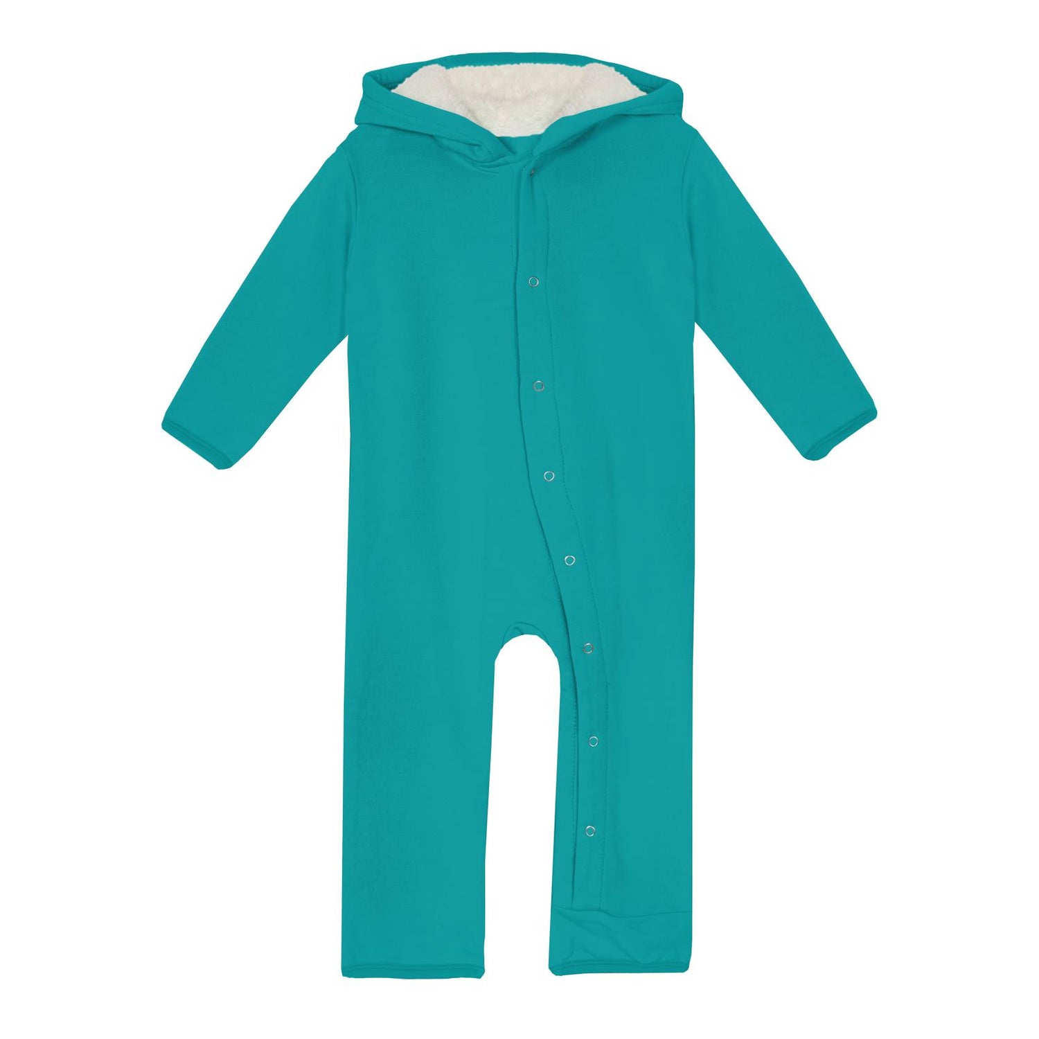 Fleece Coverall with Sherpa-Lined Hood and Ears in Neptune (249397)