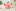 Print Short Sleeve Swing Dress in Baby Rose Heart Bunting (378102)