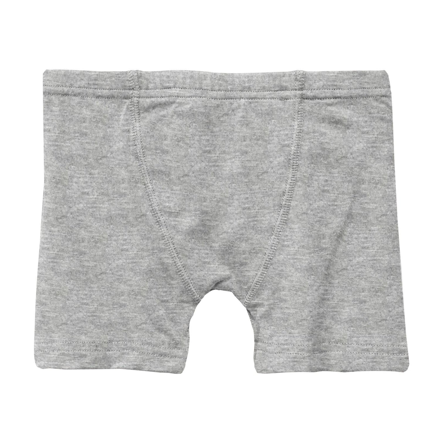 Boy's Boxer Brief in Heathered Mist (308570)