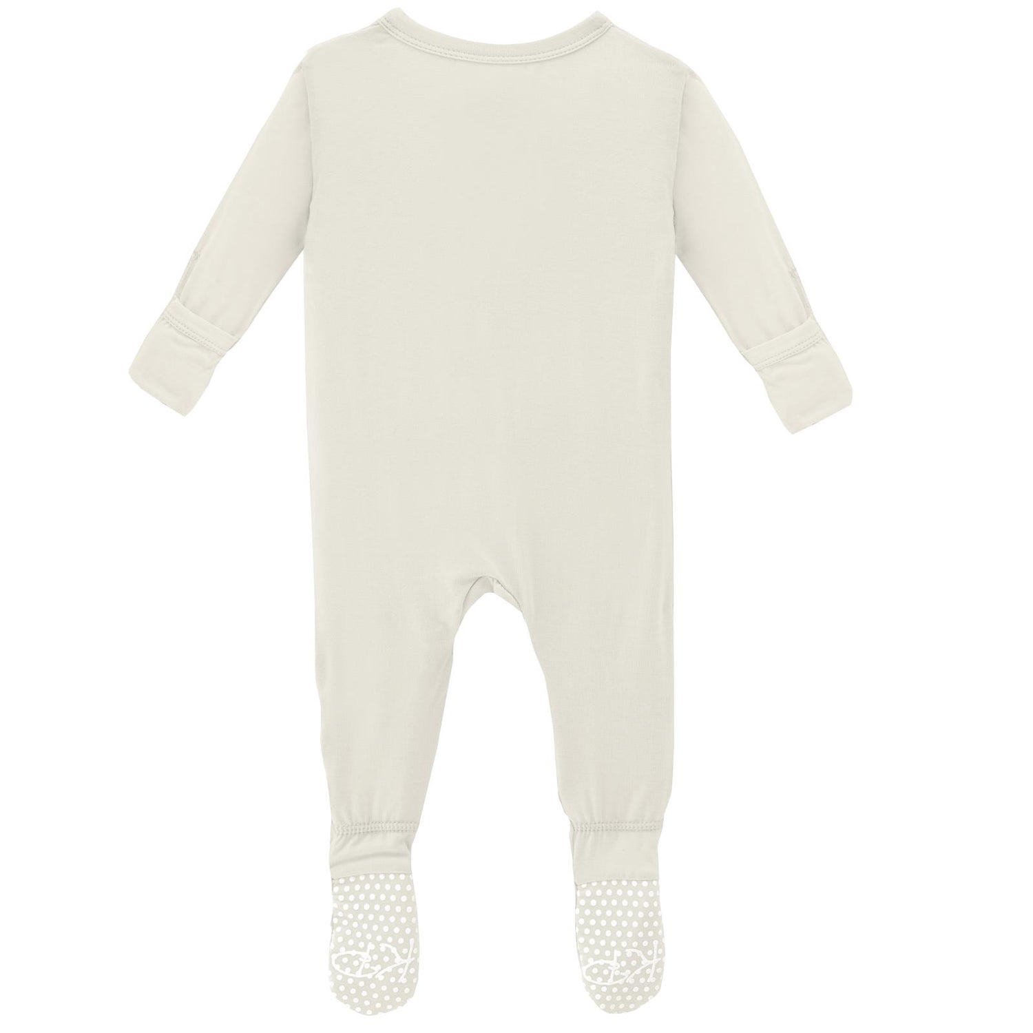 Footie with Zipper in Natural (197930)