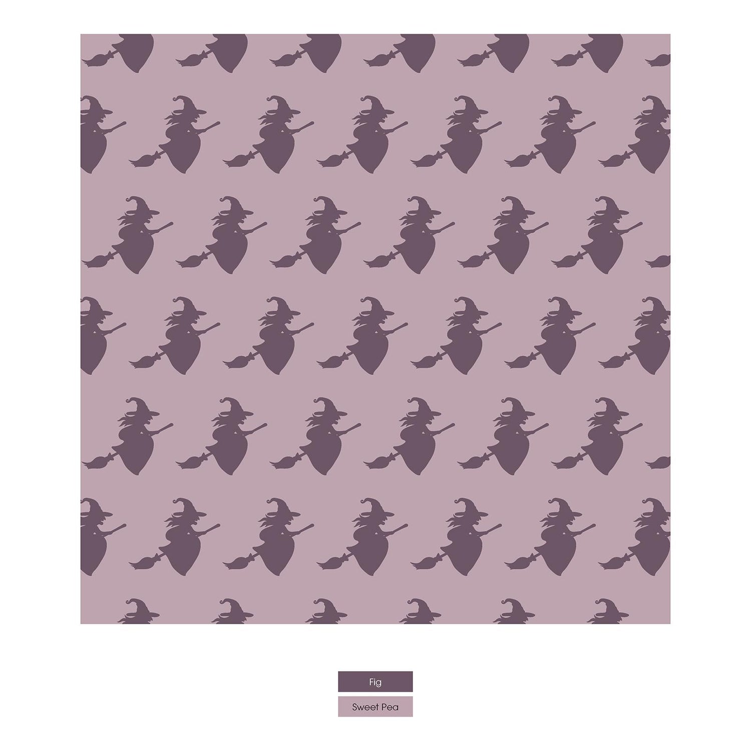 Print Footie with 2 Way Zipper in Sweet Pea Witch (288400)