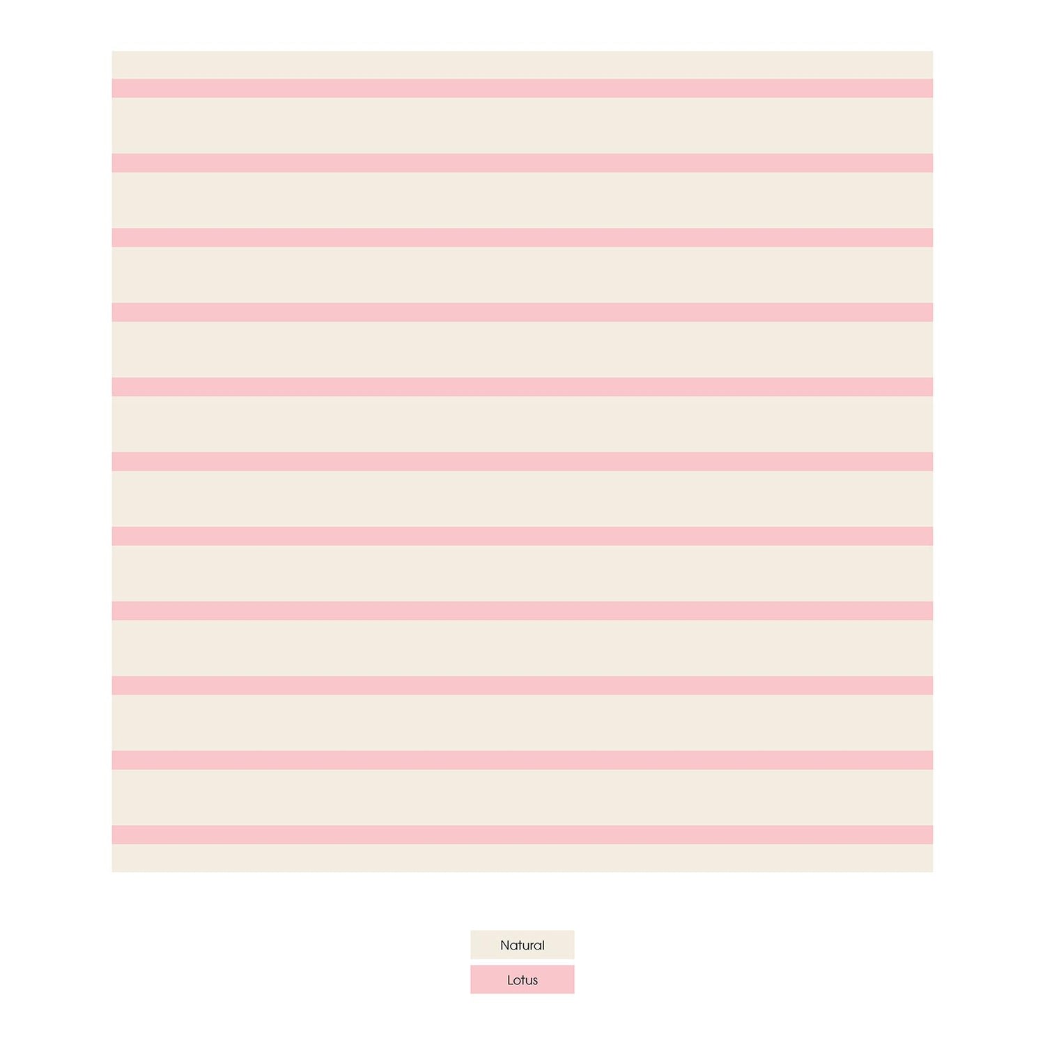 Print Changing Pad Cover in Lotus Sweet Stripe (288287)