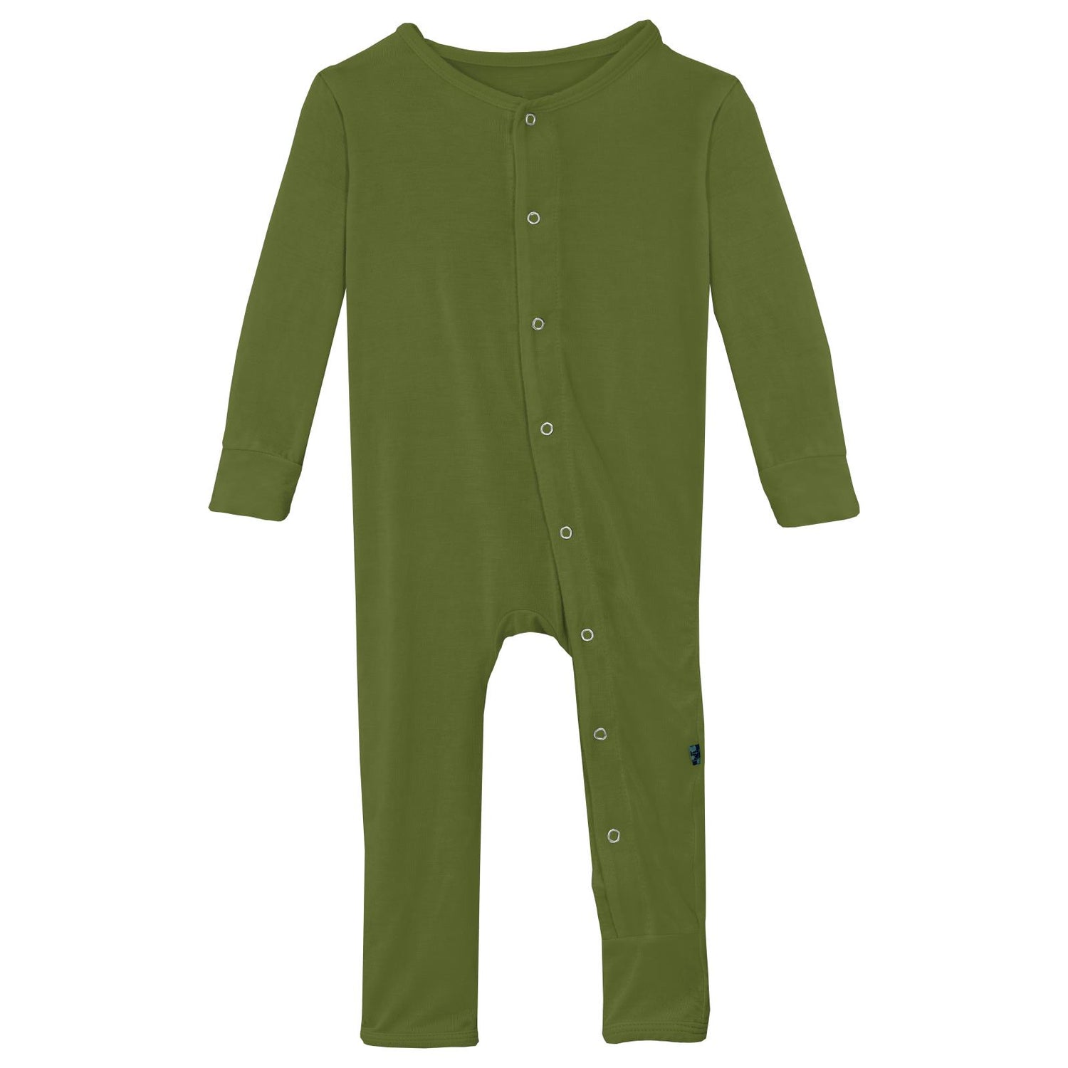 Coverall with Snaps in Moss (239756)