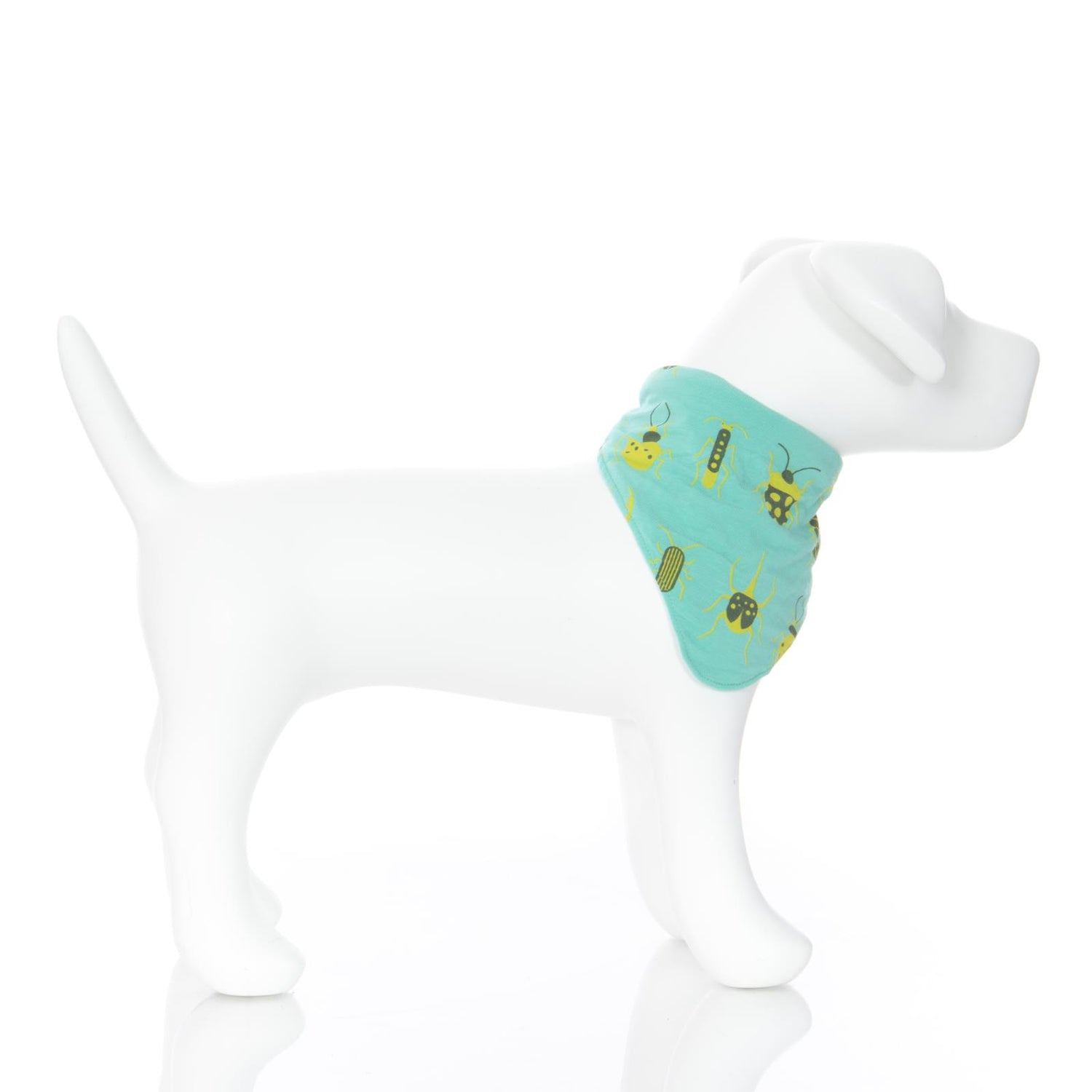 Print Dog Bandana in Glass Beetles