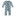 Print Coverall with Zipper in Jade Mallard Duck (121279)