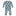 Print Coverall with Zipper in Jade Mallard Duck (121325)