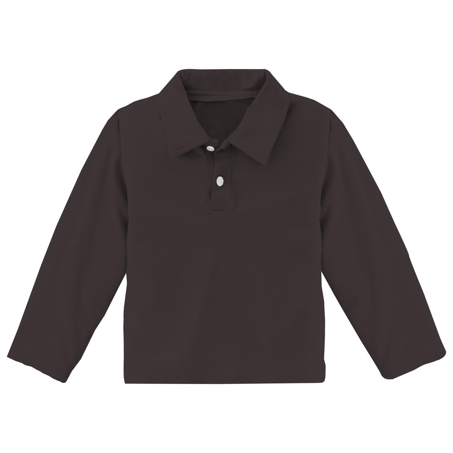 Long Sleeve Polo in Midnight (343259)