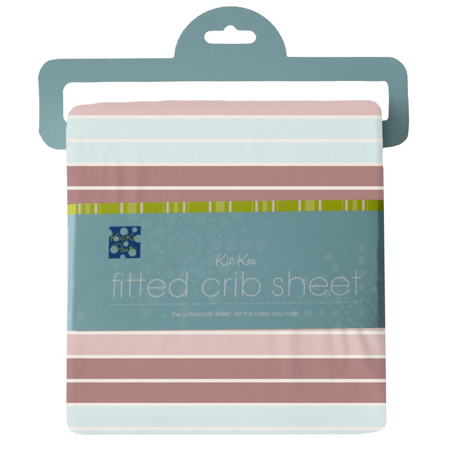 Print Grow with me Crib to Twin Fitted Sheet in Active Stripe (127557)