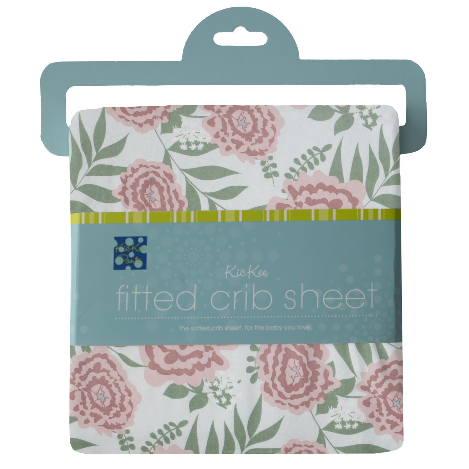 Print Grow with me Crib to Twin Fitted Sheet in Fresh Air Florist (127559)
