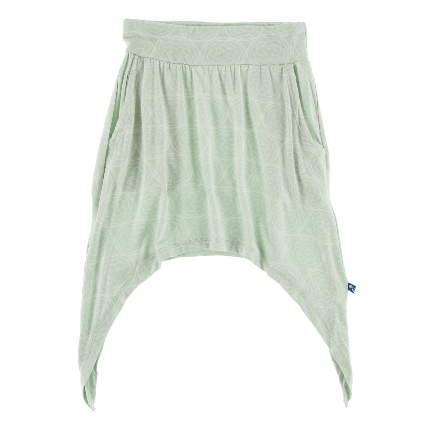 Print Side-Tailed Skirt in Aloe Venus Orbit (112728)