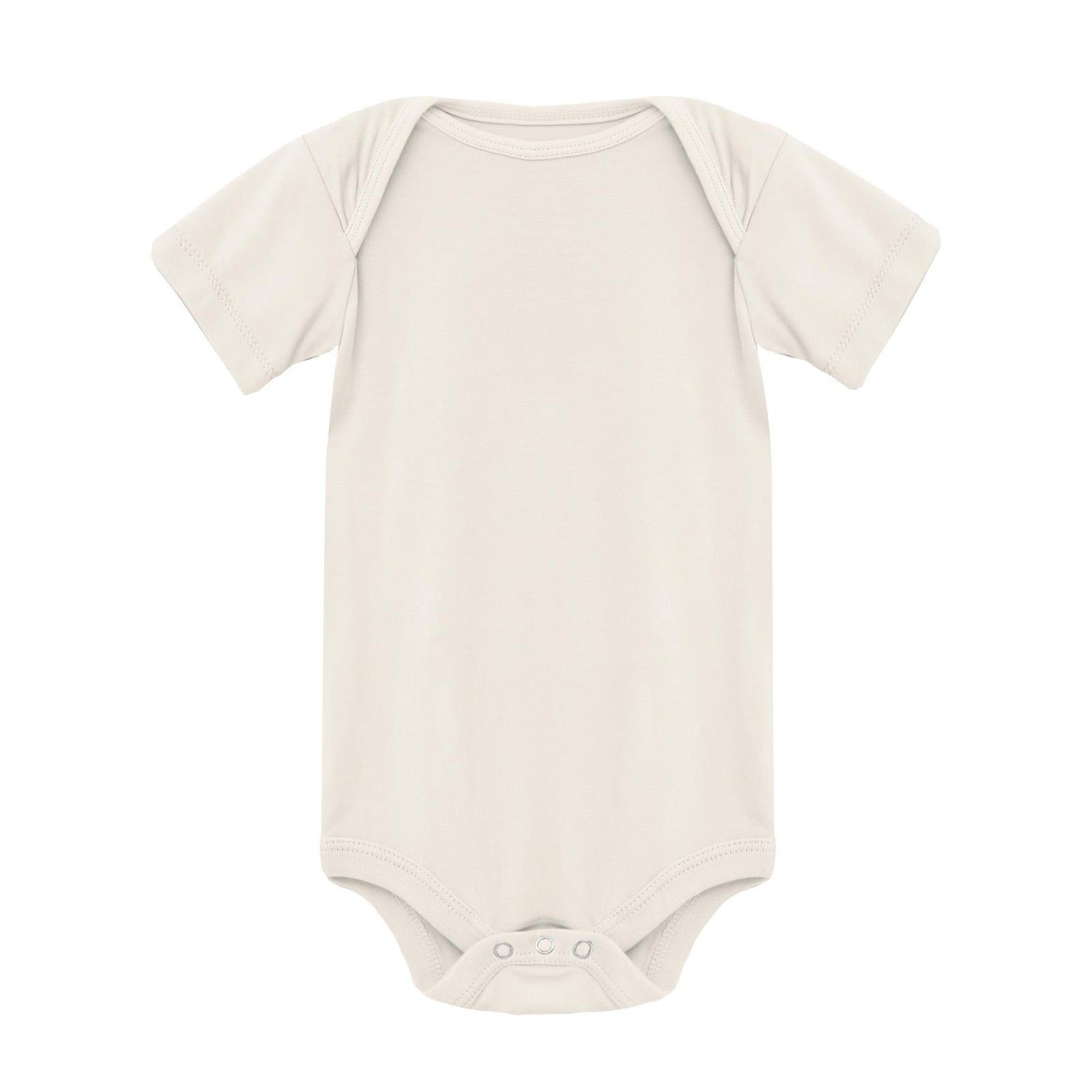 Short Sleeve Ruffle One Piece in Natural (341530)