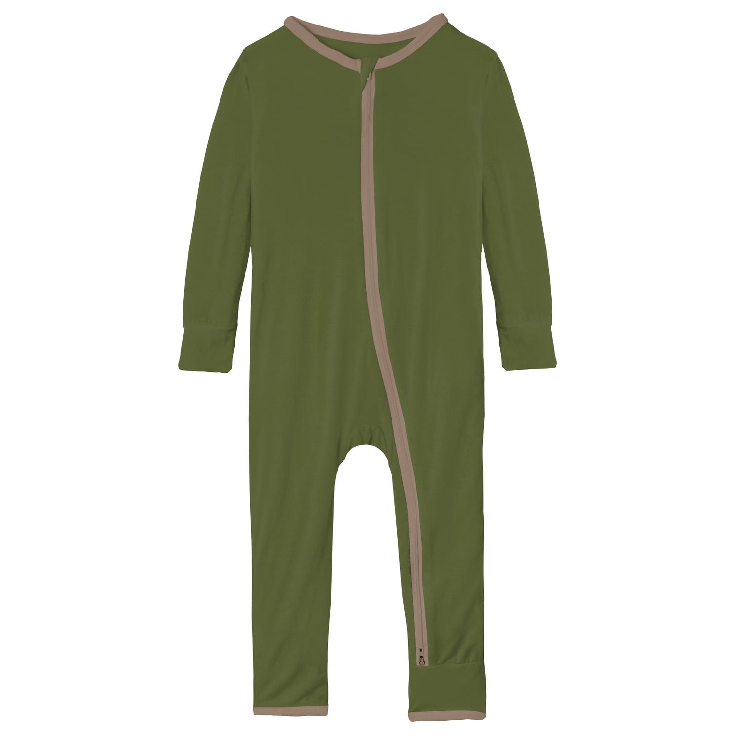 Applique Coverall with 2 Way Zipper in Pesto Football (343955)