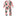 Print Coverall with Zipper in Strawberry Plumeria (222816)