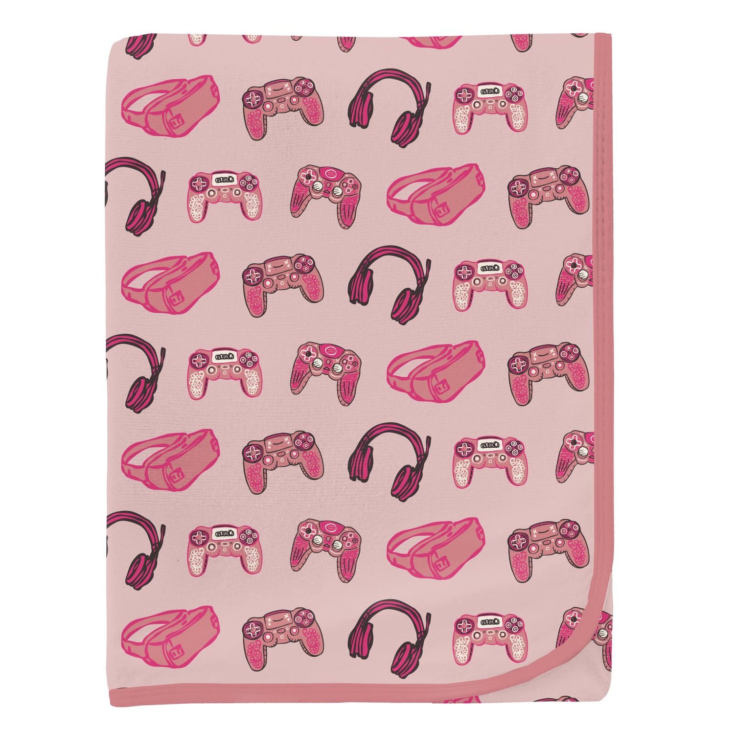 Print Swaddling Blanket in Baby Rose Gamer (353240)