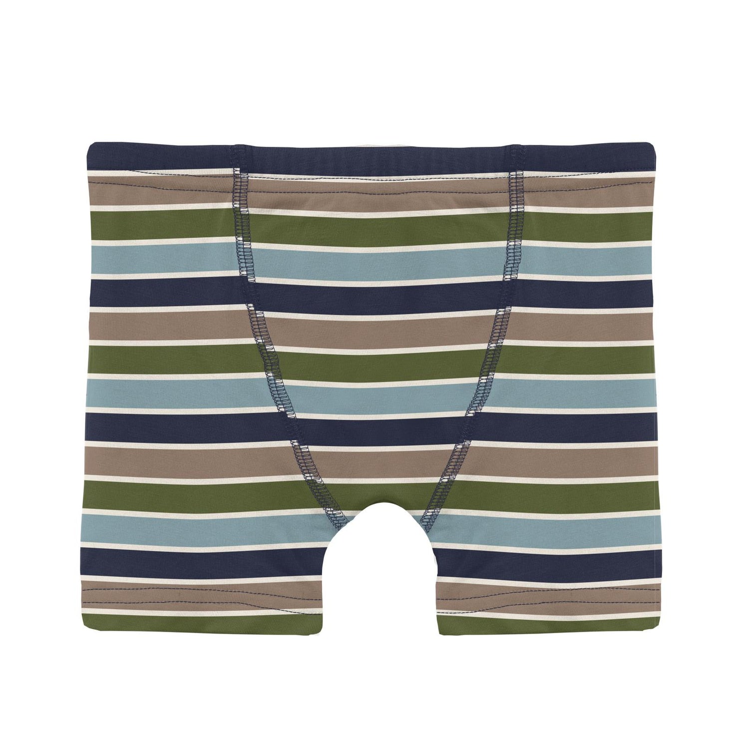 Print Boy's Boxer Brief in Fall Vibes Stripe (353323)