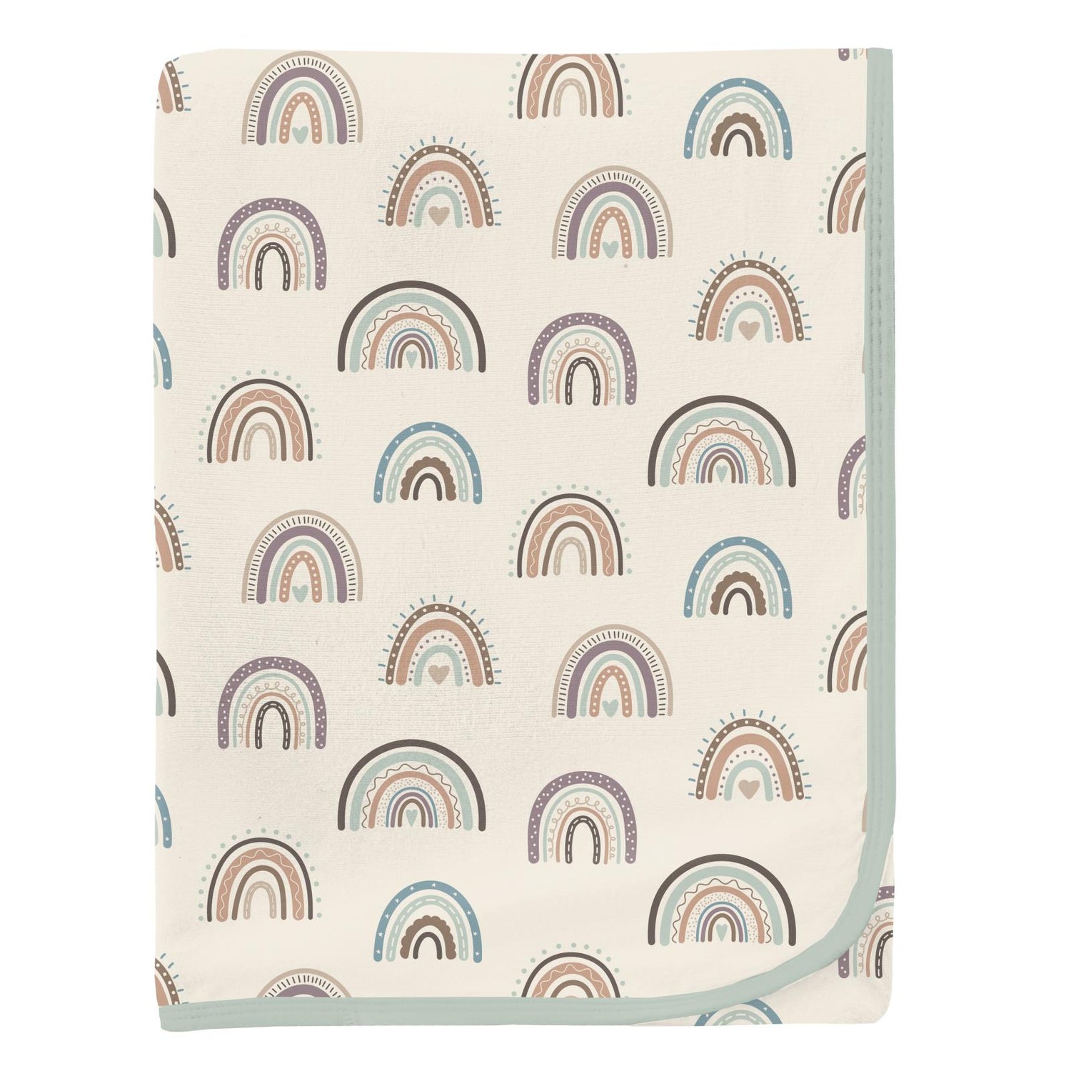 Print Swaddling Blanket in Earthy Rainbows (353098)