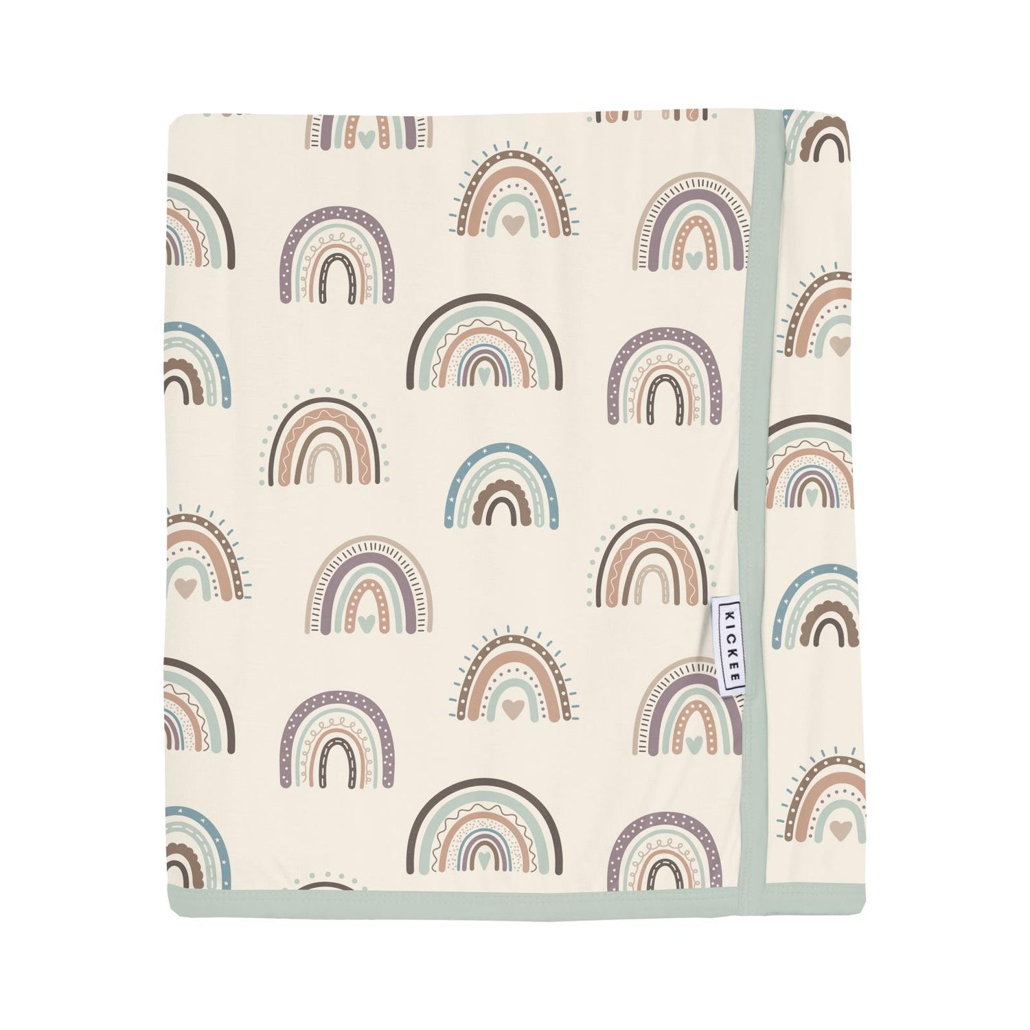 Print Swaddle Perfect Blanket in Earthy Rainbows (353132)