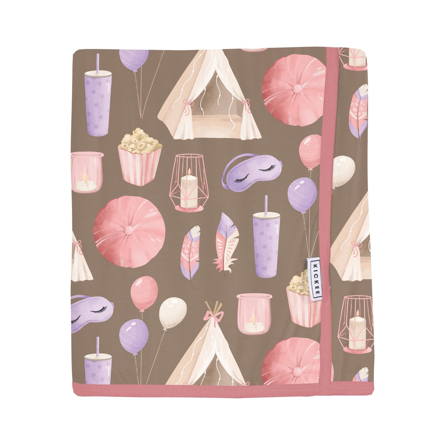 Print Swaddle Perfect Blanket in Portabella Slumber Party (353411)