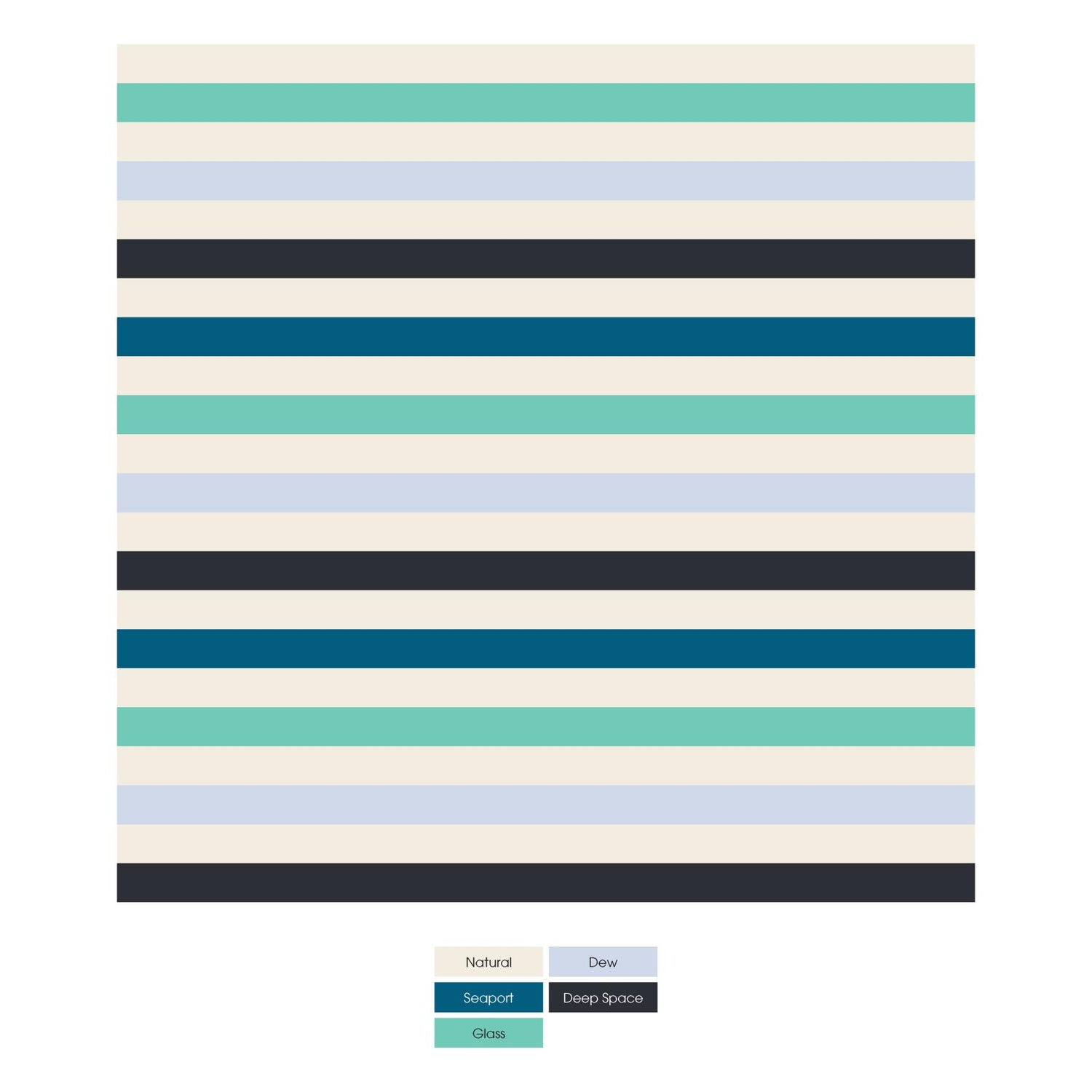 Terry Zip-Front After Swim Robe with Print Lined Hood in Dew with Little Boy Blue Stripe (285085)