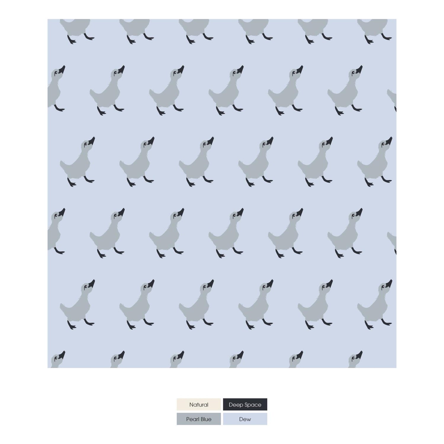 Terry Zip-Front After Swim Robe with Print Lined Hood in Natural with Dew Ugly Duckling (285037)