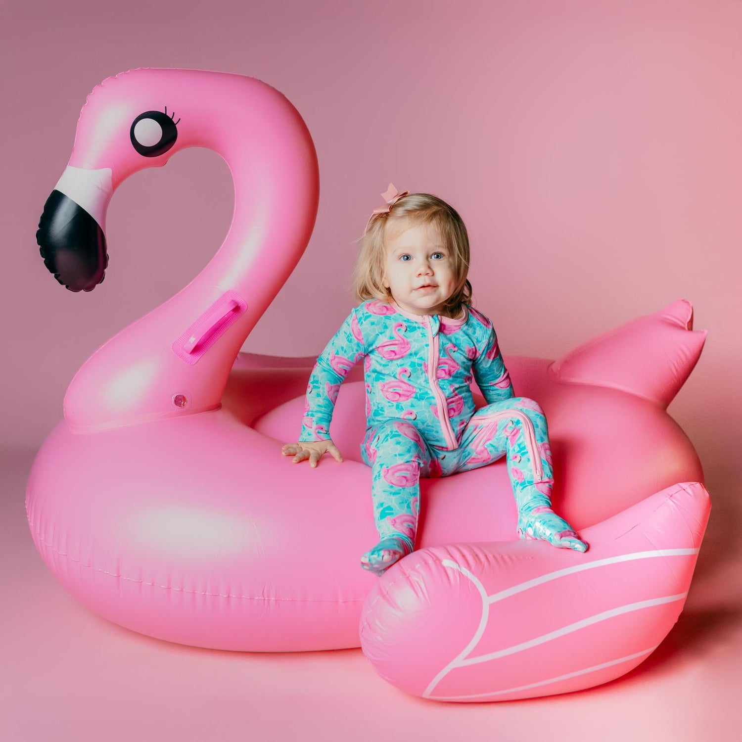 Print Footie with 2 Way Zipper in Pool Party (362222)