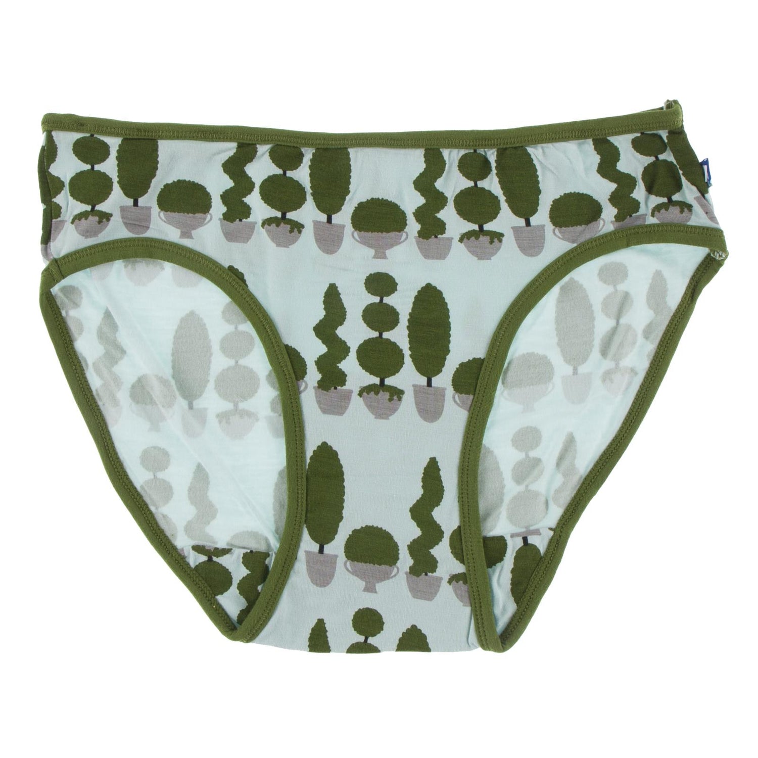 Print Girl Underwear in Spring Sky Villa Garden with Pesto (194024)