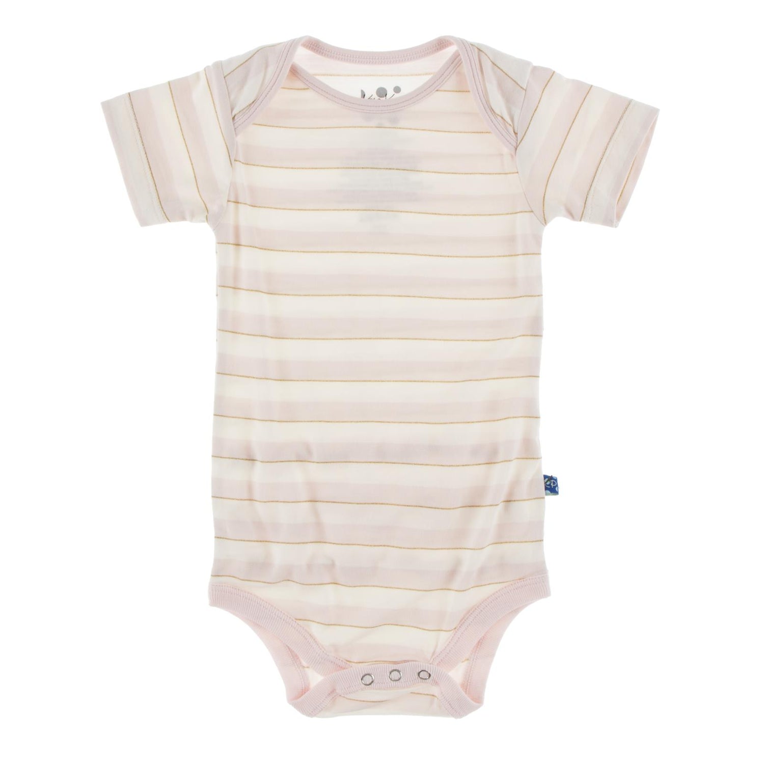 Print Short Sleeve Ruffle One Piece in Everyday Heroes Sweet Stripe (194260)