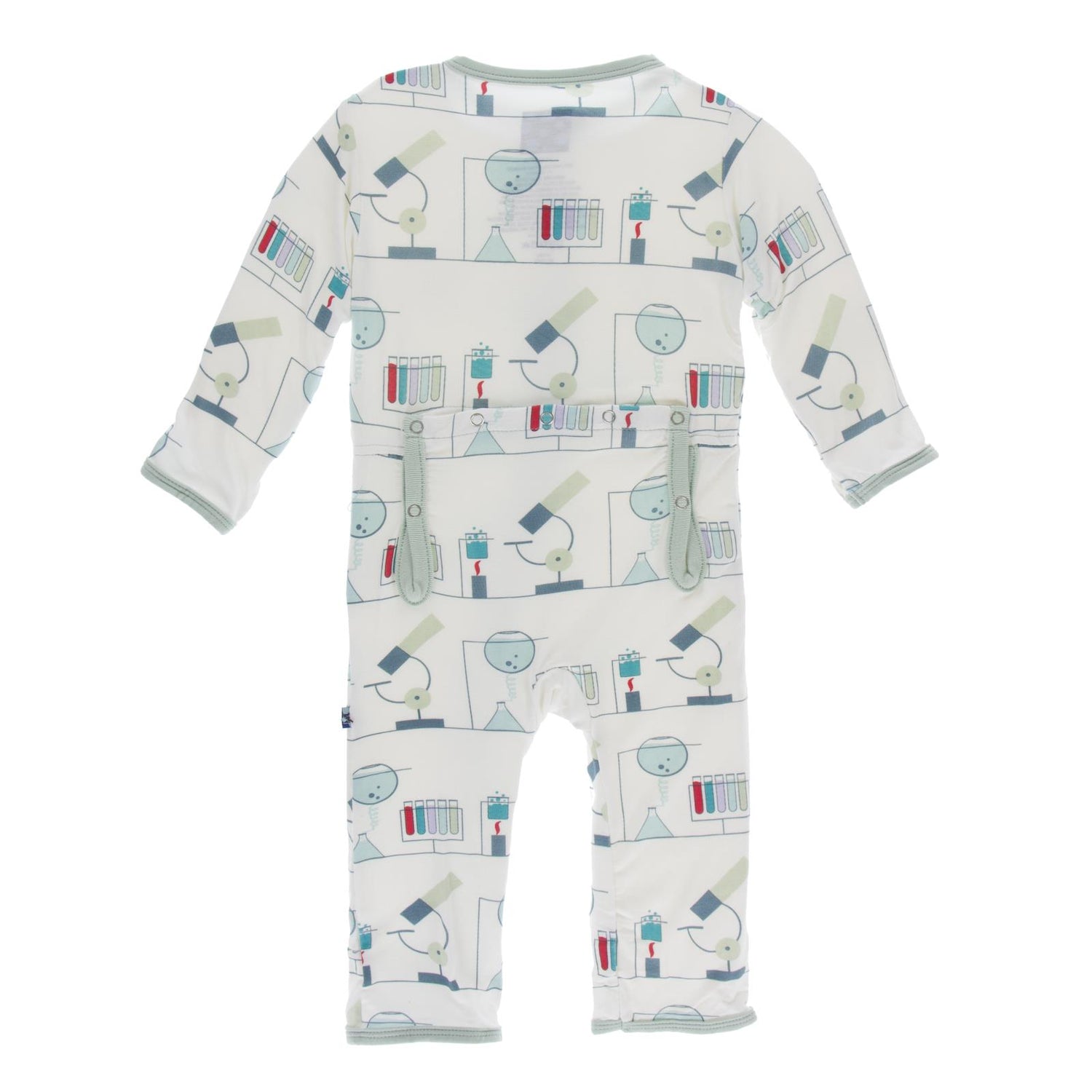 Print Coverall with Zipper in Natural Chemistry Lab (196913)