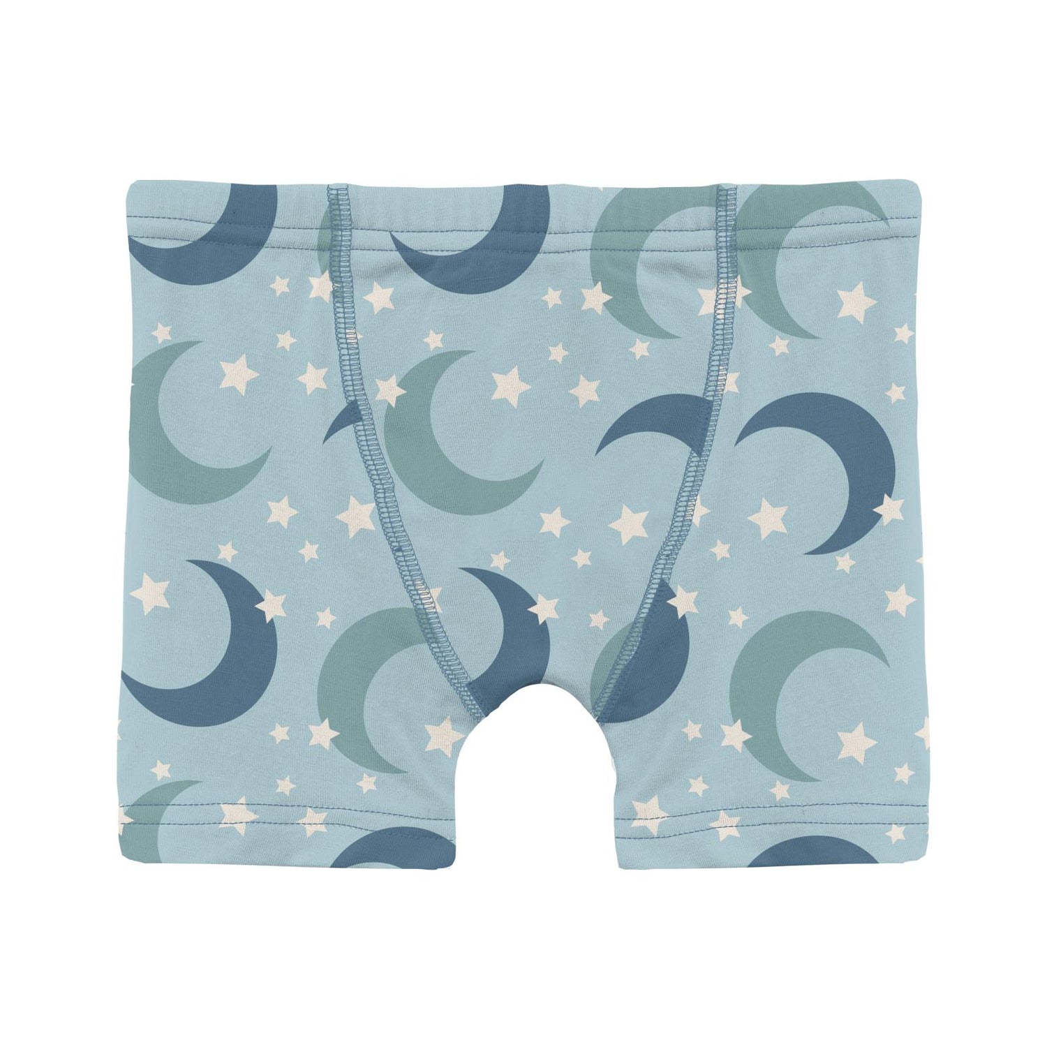 Print Boy's Boxer Brief in Spring Sky Moon and Stars (246652)
