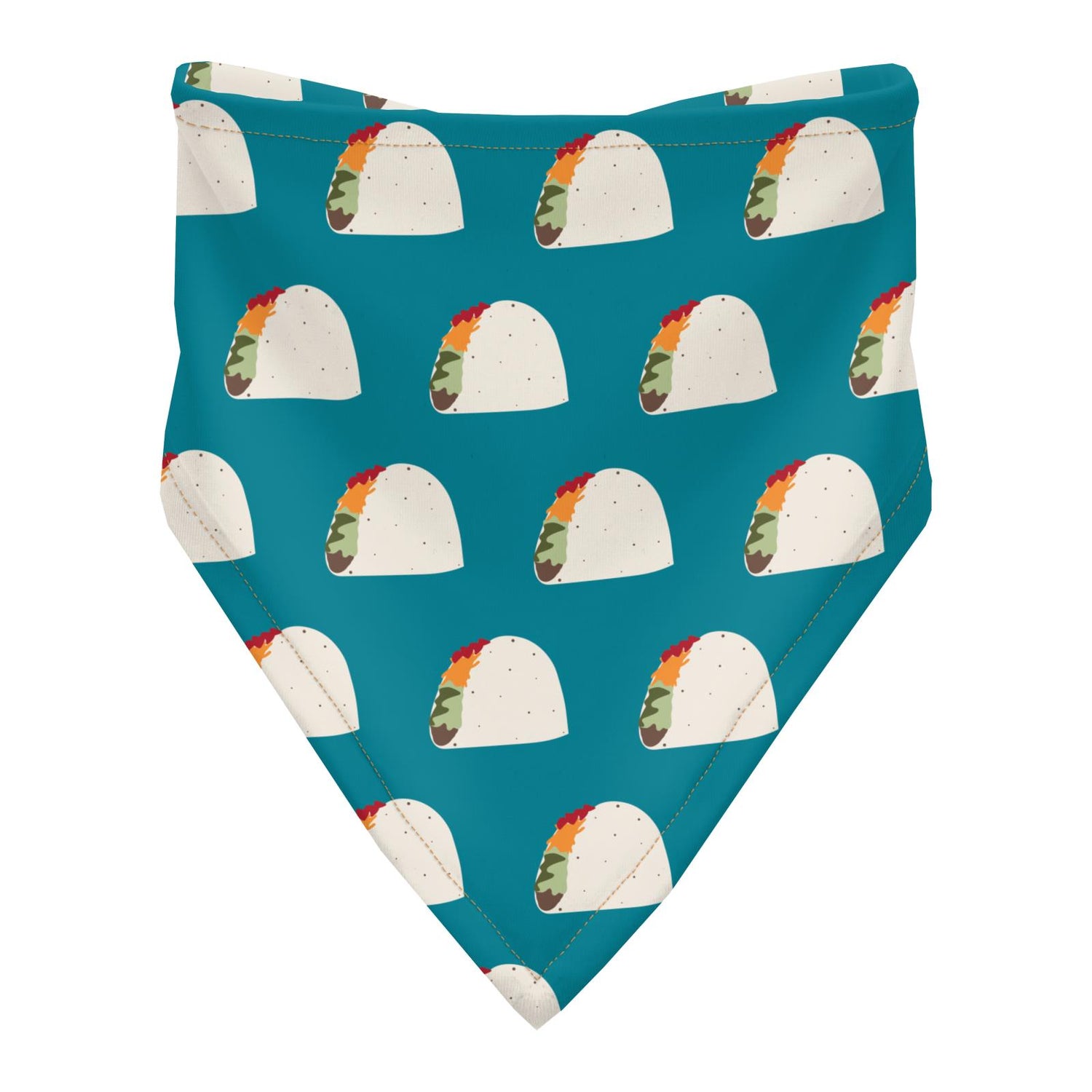 Print Bandana Bib in Seagrass Tacos (246886)