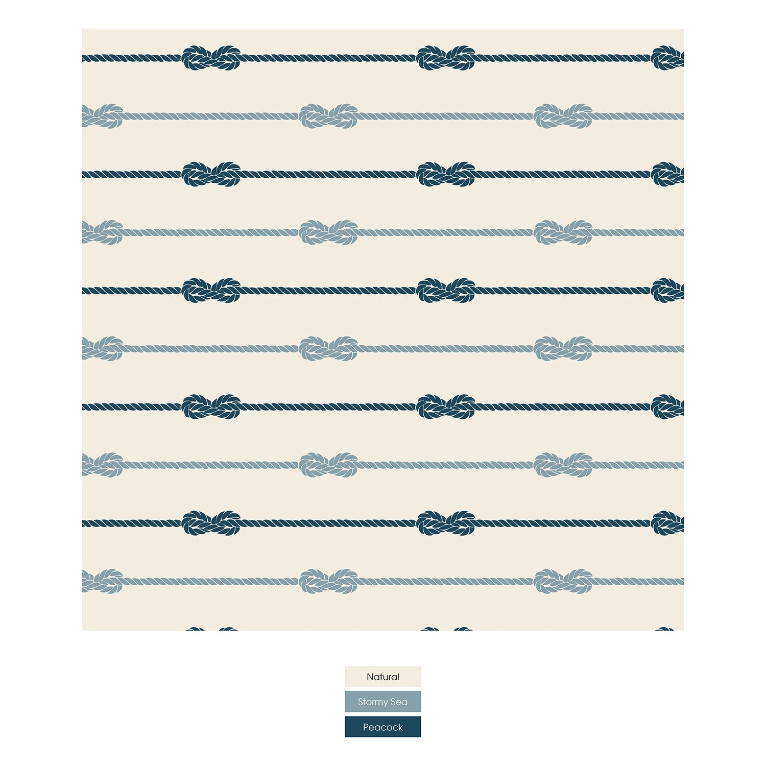 Print Girl's Underwear in Natural Boat Rope (310093)