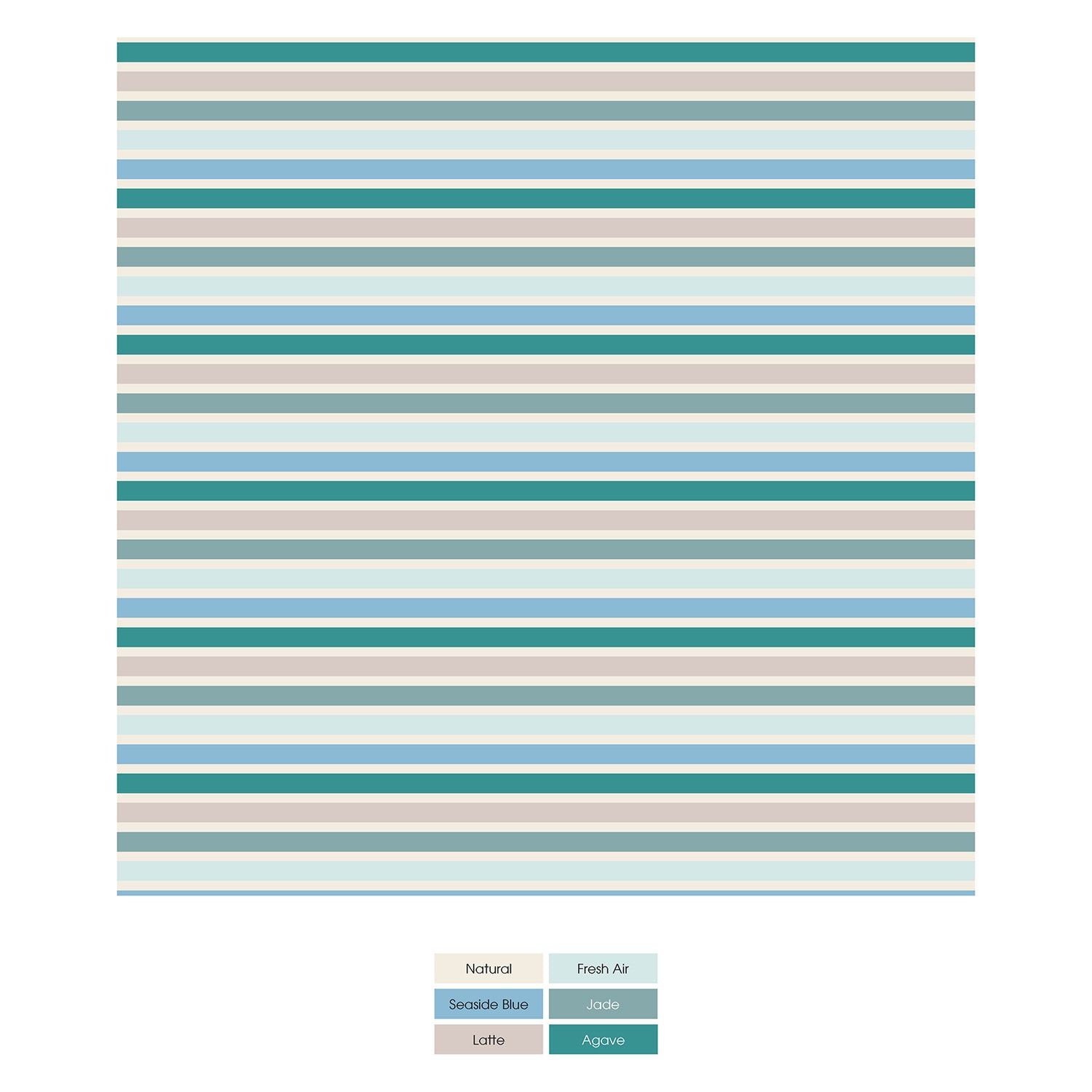 Print Convertible Sleeper with Zipper in Lakeside Stripe (331017)