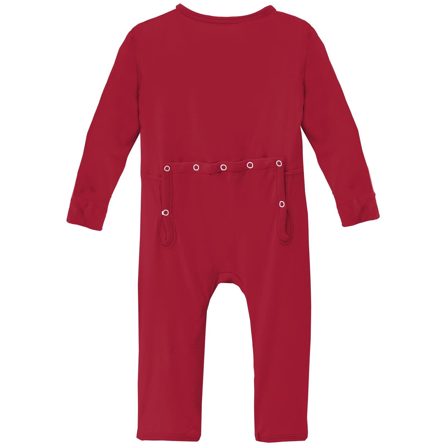 Coverall with Snaps in Crimson (344631)