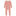 Coverall with 2 Way Zipper in Blush with Baby Rose (307553)