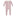 Print Muffin Ruffle Footie with 2 Way Zipper in Baby Rose Cheetah Print (360931)