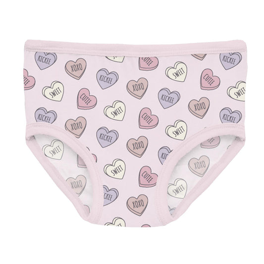 Print Girl's Underwear in Candy Hearts (361204)