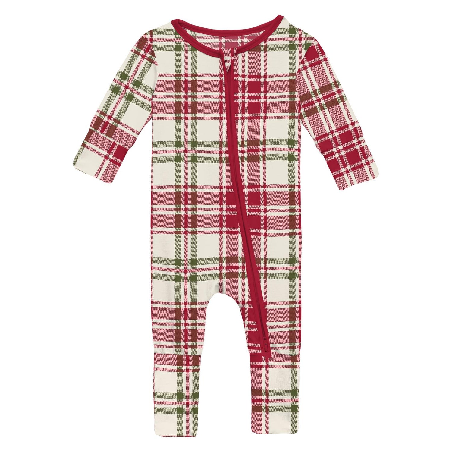 Print Convertible Coverall in Fireside Plaid (367172)