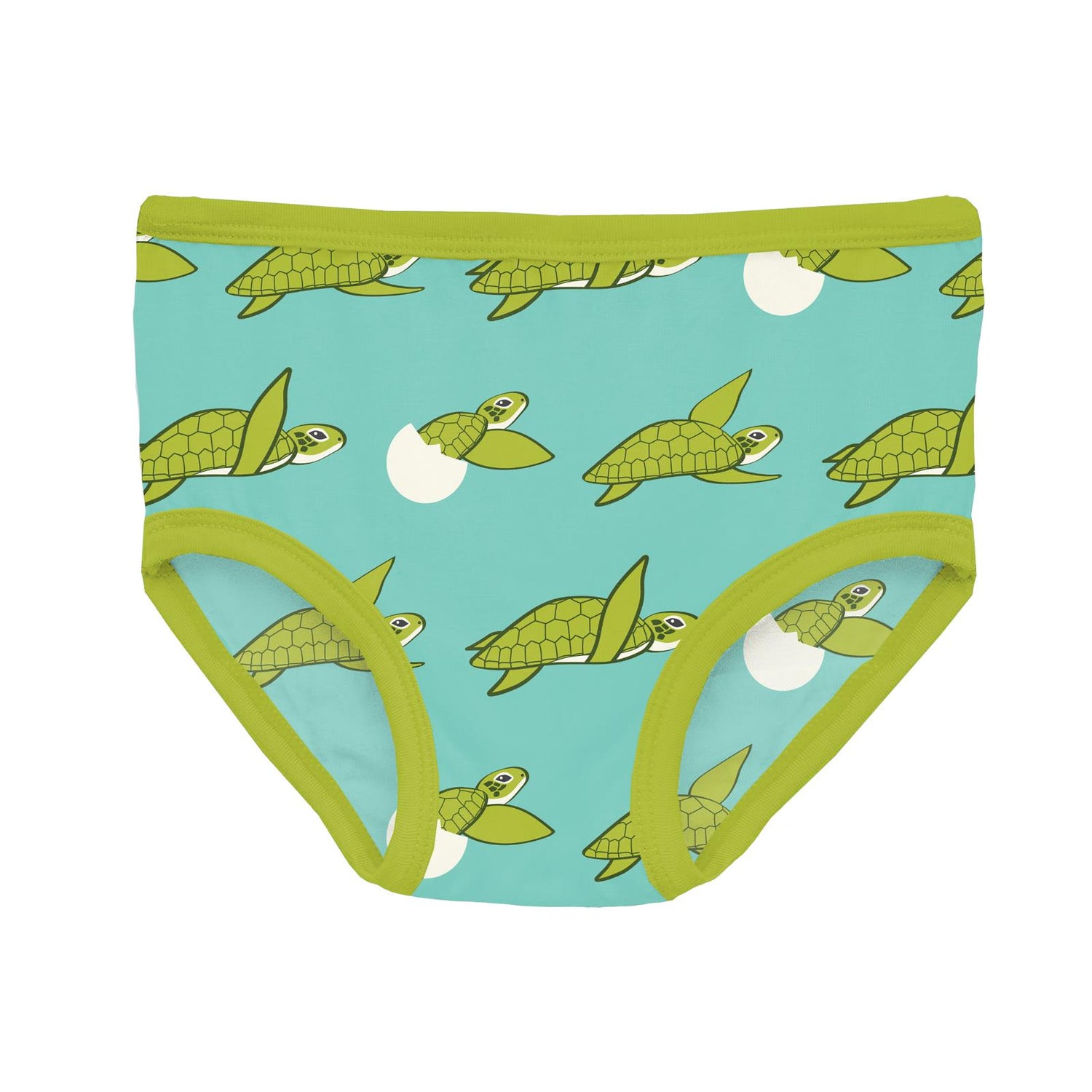 Print Girl's Underwear in Glass Sea Turtles (357808)