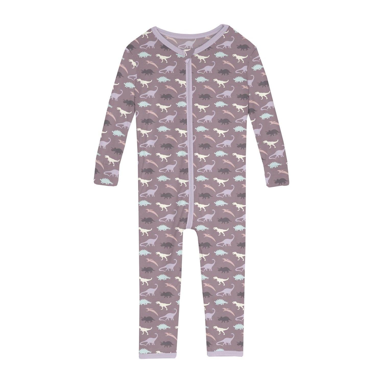 Print Convertible Sleeper with Zipper in Elderberry Tiny Dino (357834)